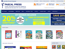 Tablet Screenshot of pascalpress.com.au