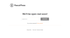 Desktop Screenshot of pascalpress.com